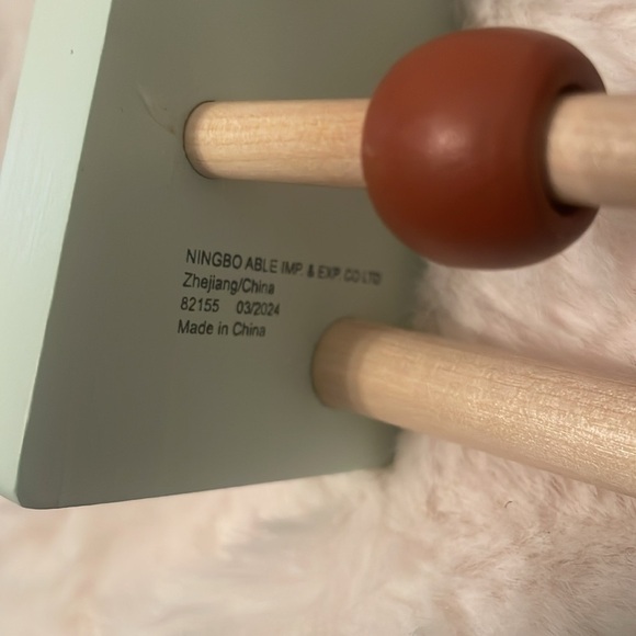 Beautiful Wooden Rainbow Pastel Abacus Montessori Style - Picture 7 of 8